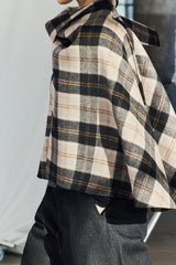 Amélie Check Cape