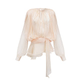 Eugénie ruffled mini dress